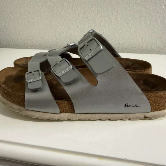 Betula by birkenstock Elegant Silver Women's Sandals - Picture 5 of 7